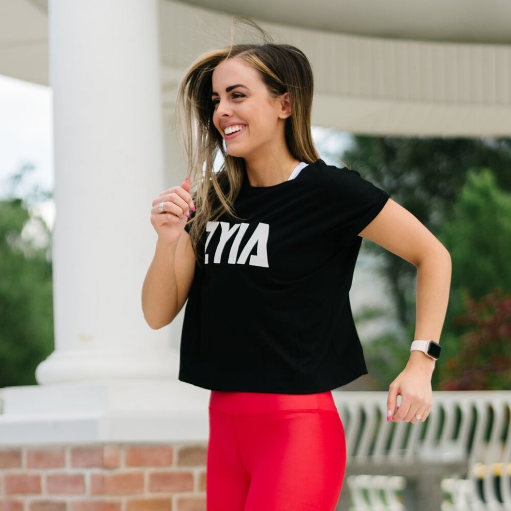 Black ZYIA Shoulder T